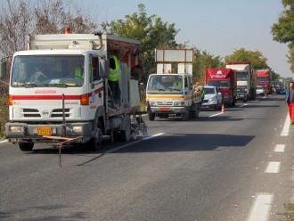 ΕΡΓΑΣΙΕΣ ΔΙΑΓΡΑΜΜΙΣΗΣ ΣΤΗΝ ΠΑΛΑΙΑ ΕΘΝΙΚΗ ΟΔΟ ΛΑΡΙΣΑΣ – ΒΟΛΟΥ