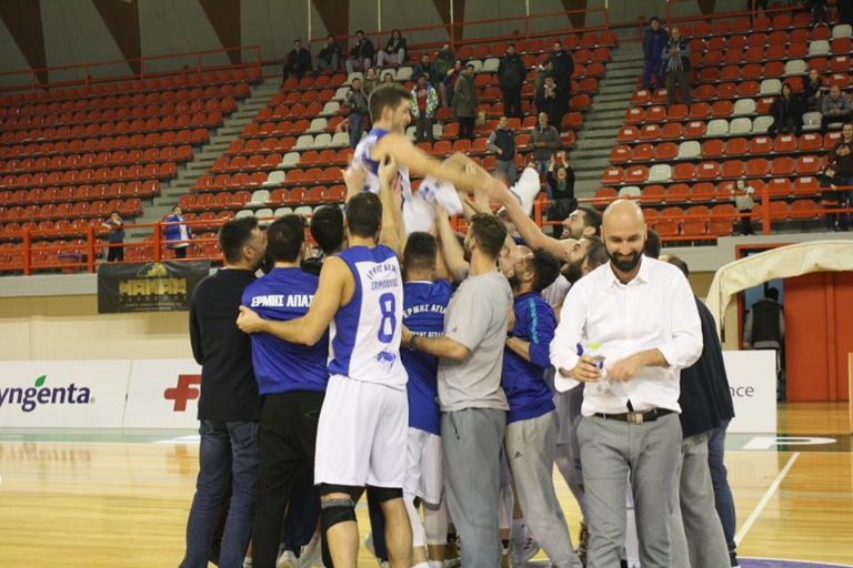 ΝΙΚΗ-ΘΡΙΛΕΡ ΤΟΥ ΕΡΜΗ ΑΓΙΑΣ ΣΤΟ ΚΛΕΙΣΤΟ ΤΗΣ ΝΕΑΠΟΛΗΣ (ΦΩΤΟ)
