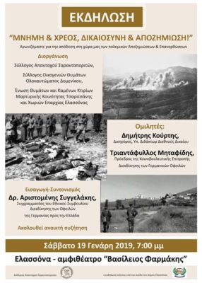 ΑΥΤΑ ΕΙΝΑΙ ΤΑ ΘΥΜΑΤΑ ΤΗΣ ΝΑΖΙΣΤΙΚΗΣ – ΦΑΣΙΣΤΙΚΗΣ ΘΗΡΙΩΔΙΑΣ ΣΤΑ ΧΩΡΙΑ ΤΗΣ ΕΛΑΣΣΟΝΑΣ