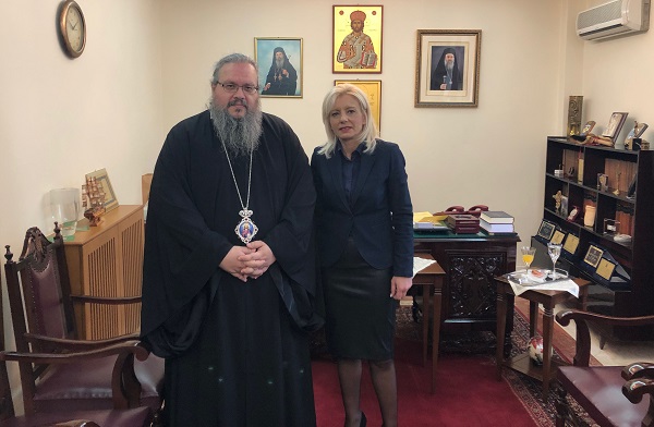 ΈΛΑΒΕ ΤΗΝ ΕΥΧΗ ΤΟΥ ΜΗΤΡΟΠΟΛΙΤΗ, κ.ΙΕΡΩΝΥΜΟΥ Η ΡΕΝΑ ΚΑΡΑΛΑΡΙΩΤΟΥ