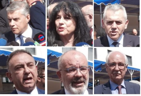 ΕΝΩΤΙΚΑ ΜΗΝΥΜΑΤΑ ΚΑΙ ΑΙΧΜΕΣ ΣΤΙΣ ΔΗΛΩΣΕΙΣ ΤΩΝ ΕΠΙΣΗΜΩΝ ΜΕΤΑ ΤΗΝ ΠΑΡΕΛΑΣΗ ΤΗΣ ΛΑΡΙΣΑΣ