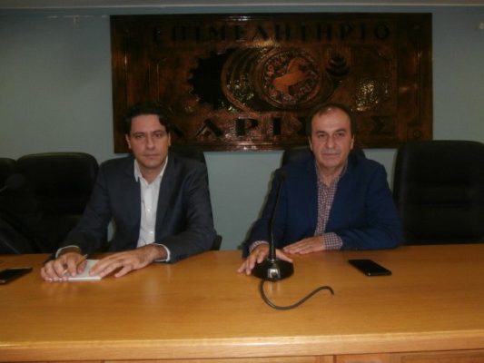 ΕΚΔΗΛΩΣΗ ΣΤΟ ΕΠΙΜΕΛΗΤΗΡΙΟ ΛΑΡΙΣΑΣ ΓΙΑ ΤΑ ΚΟΚΚΙΝΑ ΔΑΝΕΙΑ ΚΑΙ ΤΗ ΡΥΘΜΙΣΗ ΧΡΕΩΝ