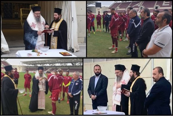 ΠΑΤΗΣΑΝ ΤΟ ΝΕΟ ΧΟΡΤΑΡΙ ΤΟΥ ΑΡΕΝΑ ΟΙ ΠΑΙΚΤΕΣ ΤΗΣ ΑΕΛ