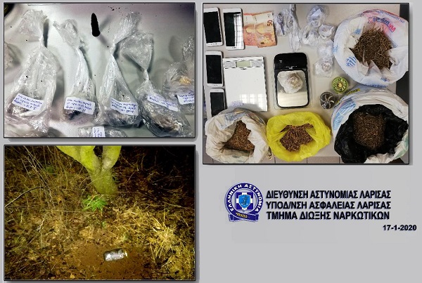 ΤΡΕΙΣ ΣΥΛΛΗΨΕΙΣ ΓΙΑ ΧΑΣΙΣ ΚΑΙ ΗΡΩΙΝΗ ΣΤΗ ΓΙΑΝΝΟΥΛΗ