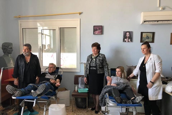 ΑΙΜΟΔΟΣΙΑ ΚΑΙ ΚΟΠΗ ΠΙΤΑΣ ΣΤΟΝ ΑΙΜΟΔΟΤΙΚΟ ΣΥΛΛΟΓΟ ΜΥΡΩΝ «ΒΕΝΙΖΕΛΟΣ ΡΙΖΙΩΤΗΣ»