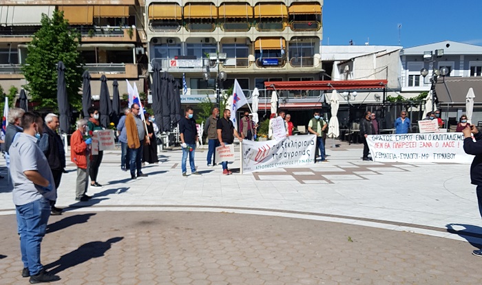 ΕΚΔΗΛΩΣΗ ΓΙΑ ΤΗΝ ΕΡΓΑΤΙΚΗ ΠΡΩΤΟΜΑΓΙΑ ΣΤΟΝ ΤΥΡΝΑΒΟ