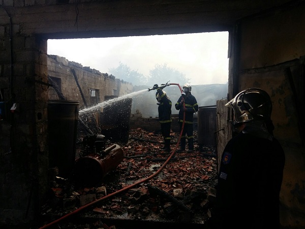 ΦΩΤΙΑ ΣΕ ΣΤΑΒΛΟ ΕΚΑΨΕ 170 ΖΩΑ ΣΤΟ ΔΑΜΑΣΙ