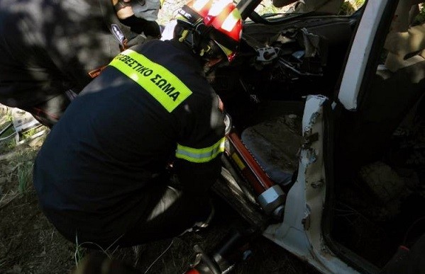 ΤΡΟΧΑΙΟ ΜΕ ΕΓΚΛΩΒΙΣΜΟ 24ΧΡΟΝΗΣ ΟΔΗΓΟΥ ΛΙΓΟ ΕΞΩ ΑΠΟ ΤΗΝ ΑΓΙΑ