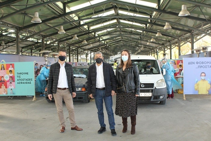 ΝΕΑ «DRIVE THROUGH TESTINGS» ΣΕ ΤΡΙΚΑΛΑ, ΒΟΛΟ, ΚΑΡΔΙΤΣΑ  ΚΑΙ ΕΔΡΕΣ ΔΗΜΩΝ ΤΗΣ Π.Ε. ΛΑΡΙΣΑΣ