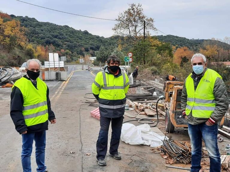 ΓΙΑ ΤΗΝ ΕΞΕΛΙΞΗ ΤΟΥ ΕΡΓΟΥ ΣΤΗ ΓΕΦΥΡΑ ΤΟΥ ΠΗΝΕΙΟΥ ΕΝΗΜΕΡΩΘΗΚΕ Ο Γ. ΜΑΝΩΛΗΣ