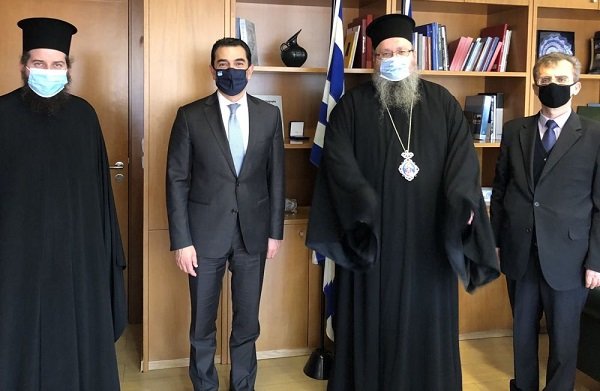 ΜΕ ΤΟΝ ΥΠΟΥΡΓΟ ΠΕΡΙΒΑΛΛΟΝΤΟΣ Κ. ΣΚΡΕΚΑ ΣΥΝΑΝΤΗΘΗΚΕ Ο ΜΗΤΡΟΠΟΛΙΤΗΣ ΛΑΡΙΣΑΣ ΚΑΙ ΤΥΡΝΑΒΟΥ