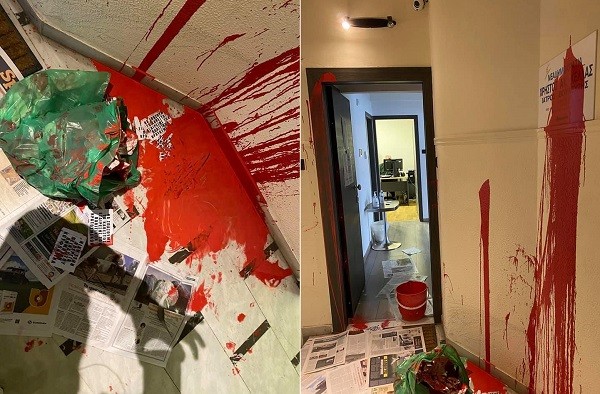ΣΤΟΧΟΣ ΑΓΝΩΣΤΩΝ ΤΟ ΠΟΛΙΤΙΚΟ ΓΡΑΦΕΙΟ ΤΟΥ ΧΡ. ΚΕΛΛΑ (ΦΩΤΟ)