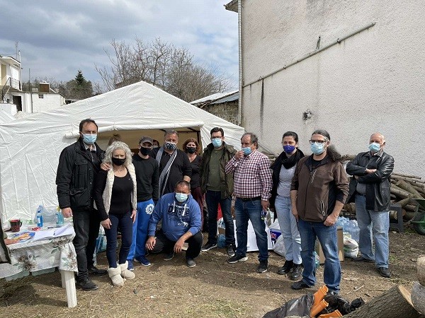 ΠΑΡΑΔΟΣΗ ΕΙΔΩΝ ΠΡΩΤΗΣ ΑΝΑΓΚΗΣ ΣΤΟΥΣ ΣΕΙΣΜΟΠΑΘΕΙΣ ΤΩΝ ΧΩΡΙΩΝ ΤΗΣ ΕΛΑΣΣΟΝΑΣ