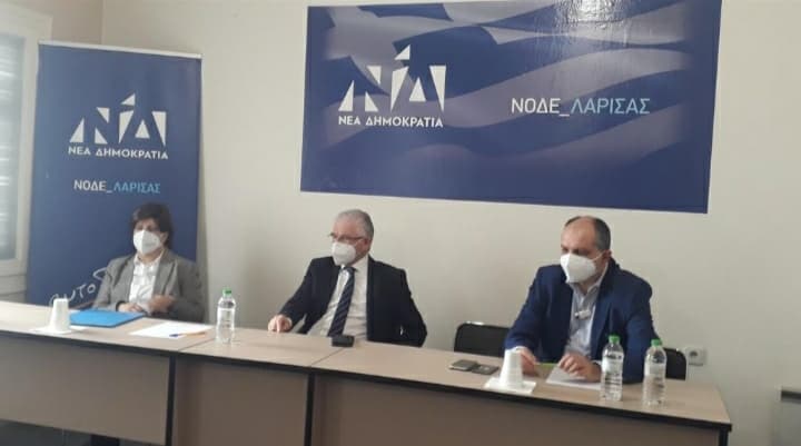 ΣΥΣΚΕΨΗ ΓΙΑ ΤΑ ΑΓΡΟΤΙΚΑ ΣΤΗ ΔΕΕΠ ΛΑΡΙΣΑΣ ΤΗΣ ΝΔ ΠΑΡΟΥΣΙΑ ΛΥΚΟΥΡΕΝΤΖΟΥ ΚΑΙ ΚΑΛΟΓΗΡΟΥ