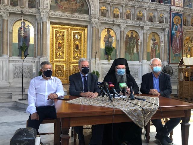 ΞΕΚΙΝΟΥΝ ΕΜΒΟΛΙΑΣΜΟΙ ΕΞΩ ΑΠΟ ΕΚΚΛΗΣΙΕΣ ΜΕ ΠΡΩΤΟΒΟΥΛΙΑ ΤΗΣ ΜΗΤΡΟΠΟΛΗΣ ΛΑΡΙΣΗΣ ΚΑΙ ΤΥΡΝΑΒΟΥ