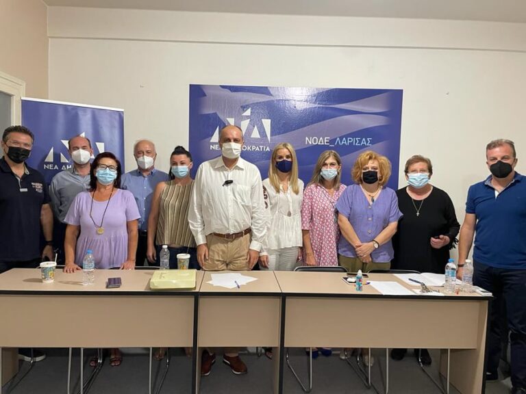 ΣΕ ΤΡΟΧΙΑ ΕΣΩΚΟΜΜΑΤΙΚΩΝ ΕΚΛΟΓΩΝ Η ΝΔ ΚΑΙ ΣΤΟ ΝΟΜΟ ΛΑΡΙΣΑΣ