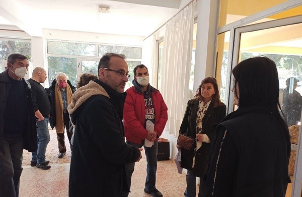 ΑΝΤΙΠΡΟΣΩΠΕΙΑΣ ΤΟΥ ΚΚΕ ΣΕ ΚΑΤΑΣΚΗΝΩΣΗ ΠΡΟΣΦΥΓΩΝ ΑΠΟ ΤΗΝ ΟΥΚΡΑΝΙΑ