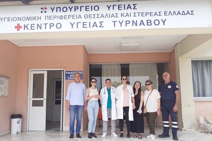 ΤΟ ΚΕΝΤΡΟ ΥΓΕΙΑΣ ΤΥΡΝΑΒΟΥ ΕΠΙΣΚΕΦΘΗΚΑΝ ΔΗΜΟΤΙΚΟΙ ΣΥΜΒΟΥΛΟΙ ΤΗΣ ΣΥΝΠΟΛΙΤΕΙΑΣ