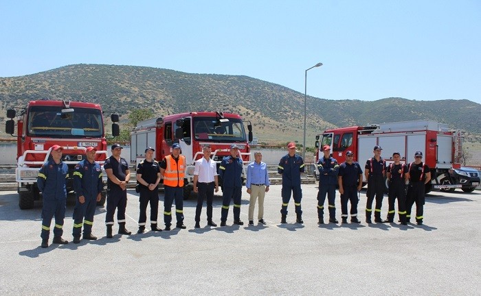 ΒΟΥΛΓΑΡΟΙ ΠΥΡΟΣΒΕΣΤΕΣ ΜΕ ΟΧΗΜΑΤΑ ΣΤΗ ΛΑΡΙΣΑ ΓΙΑ ΤΗΝ ΑΝΤΙΜΕΤΩΠΙΣΗ ΤΩΝ ΠΥΡΚΑΓΙΩΝ