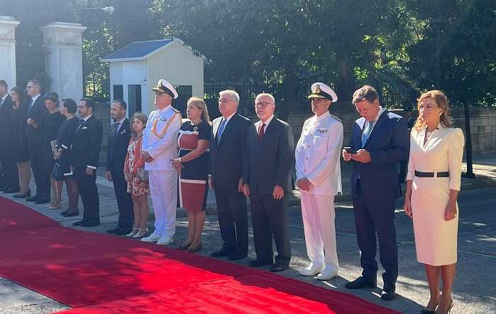 ΣΤΗΝ ΥΠΟΔΟΧΗ ΤΗΣ ΠΡΟΕΔΡΟΥ ΤΗΣ ΣΛΟΒΑΚΙΑΣ Η ΣΤΕΛΛΑ ΜΠΙΖΙΟΥ