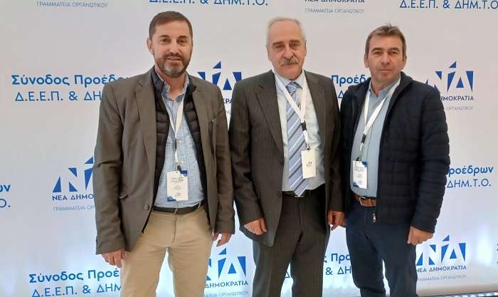 ΣΕ ΚΟΜΜΑΤΙΚΗ ΣΥΣΚΕΨΗ ΣΤΗΝ ΑΘΗΝΑ ΟΙ ΠΡΟΕΔΡΟΙ ΤΗΣ ΔΕΕΠ ΛΑΡΙΣΑΣ ΚΑΙ ΤΩΝ ΔΗΜΤΟ ΤΥΡΝΑΒΟΥ ΚΑΙ ΦΑΡΣΑΛΩΝ ΤΗΣ ΝΔ