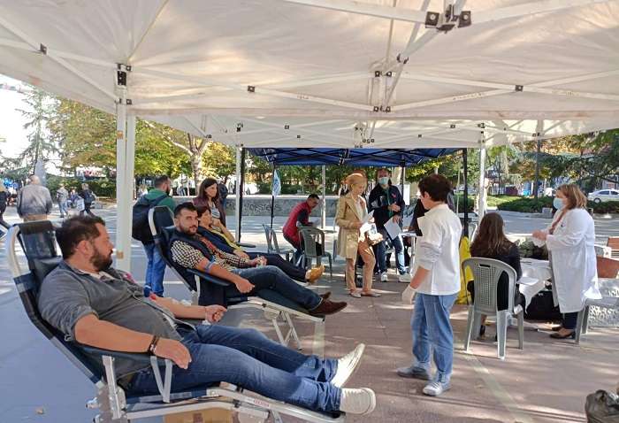 ΑΙΜΟΔΟΣΙΑ ΦΟΡΟ ΤΙΜΗ ΣΤΗ Φ. ΓΕΝΝΗΜΑΤΑ ΔΙΟΡΓΑΝΩΣΕ Η Ν.Ε. ΛΑΡΙΣΑΣ ΤΟΥ ΠΑΣΟΚ – ΚΙΝΑΛ