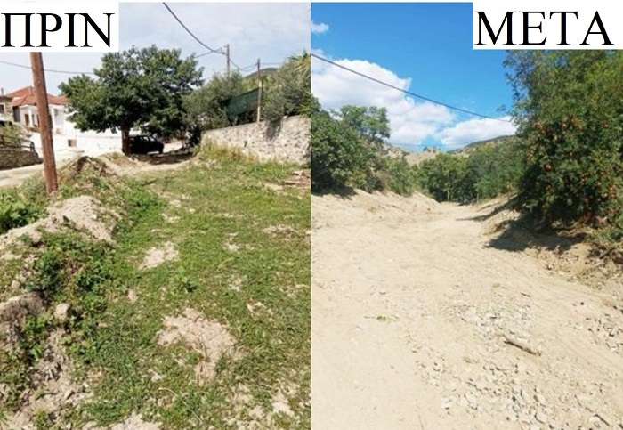 ΚΑΘΑΡΙΣΤΗΚΑΝ ΑΠΟ ΤΗΝ ΠΕΡΙΦΕΡΕΙΑ ΡΕΜΑΤΑ ΣΕ ΜΗΚΟΣ 5.25 ΧΛΜ ΣΕ ΡΟΔΙΑ ΚΑΙ ΑΡΓΥΡΟΠΟΥΛΙ