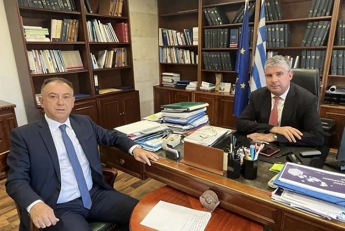 Ο ΧΡ. ΚΕΛΛΑΣ ΜΕ ΤΟΝ Γ. ΤΣΑΚΙΡΗ ΓΙΑ ΤΟ ΕΣΠΑ 2021-2027