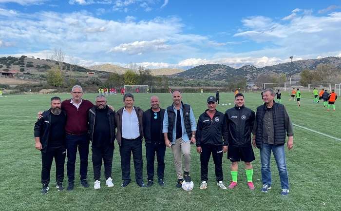 Παραδόθηκε το αναβαθμισμένο γήπεδο ποδοσφαίρου στον Ευαγγελισμό