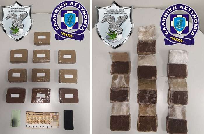 Συνελήφθη ζευγάρι στο Βόλο με 10 κιλά ηρωίνη (βίντεο)