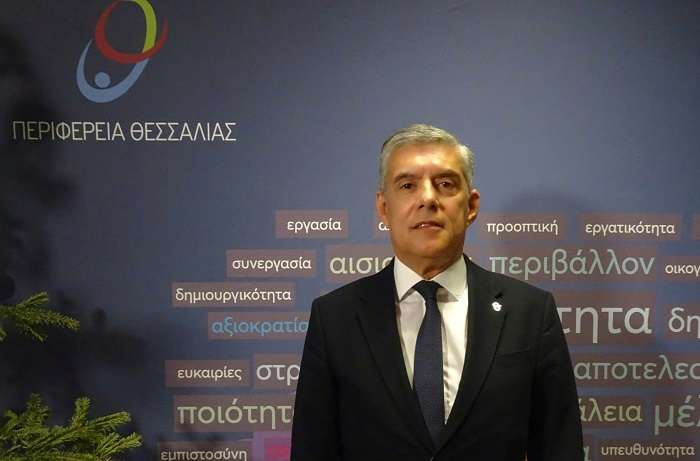 ΟΙ ΕΥΧΕΣ ΤΟΥ ΠΕΡΙΦΕΡΕΙΑΡΧΗ ΘΕΣΣΑΛΙΑΣ ΚΩΣΤΑ ΑΓΟΡΑΣΤΟΥ ΓΙΑ ΤΗΝ ΝΕΑ ΧΡΟΝΙΑ