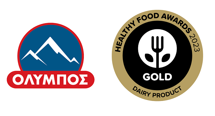ΧΡΥΣΟ ΒΡΑΒΕΙΟ ΣΤΑ HEALTHY FOOD AWARDS ΓΙΑ ΤΑ ΓΙΑΟΥΡΤΙΑ ΟΛΥΜΠΟΣ PROTEIN