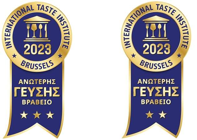 ΔΥΟ ΒΡΑΒΕΙΑ ΓΙΑ ΤΗΝ ΟΛΥΜΠΟΣ ΣΤΑ ITQI SUPERIOR TASTE AWARDS 2023