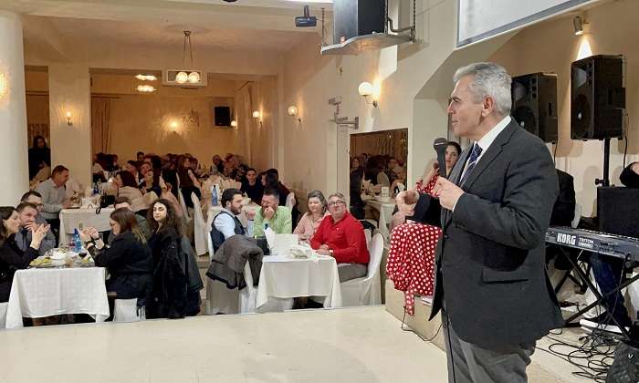 Ο Μ. ΧΑΡΑΚΟΠΟΥΛΟΣ ΣΤΙΣ ΕΚΔΗΛΩΣΕΙΣ ΣΥΛΛΟΓΩΝ ΚΑΛΛΙΠΕΥΚΗΣ ΚΑΙ ΚΑΣΤΡΙ ΛΟΥΤΡΟΥ