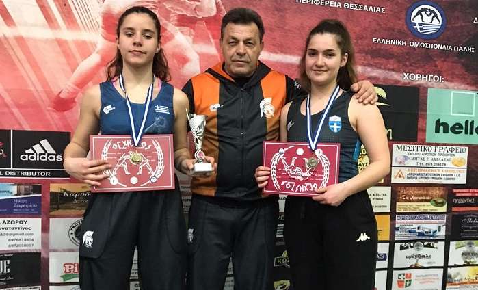 ΔΙΑΚΡΙΣΕΙΣ ΓΙΑ ΑΘΛΗΤΡΙΕΣ ΤΟΥ ΑΧΙΛΛΕΑ ΤΥΡΝΑΒΟΥ ΣΕ ΠΑΝΕΛΛΗΝΙΟ ΤΟΥΡΝΟΥΑ ΠΑΛΗΣ