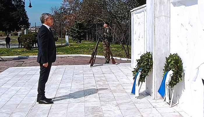 Ο ΠΕΡΙΦΕΡΕΙΑΡΧΗΣ ΚΩΣΤΑΣ ΑΓΟΡΑΣΤΟΣ ΓΙΑ ΤΗΝ ΕΠΕΤΕΙΟ ΤΗΣ 25ης ΜΑΡΤΙΟΥ
