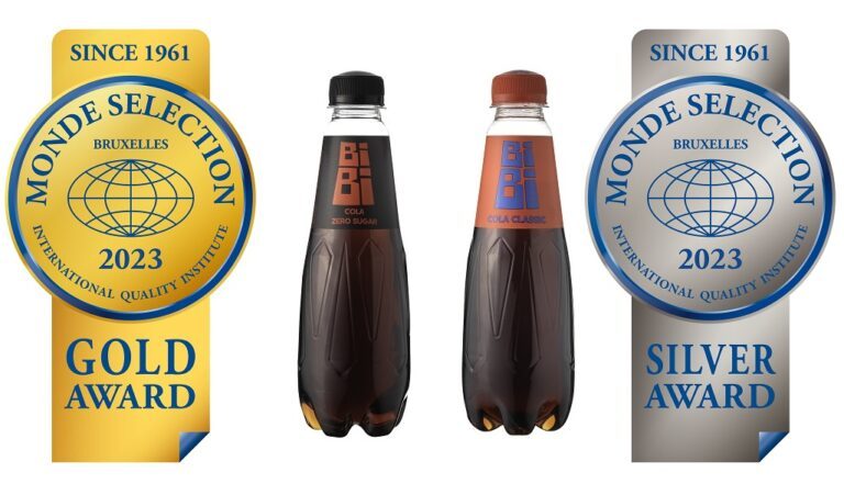 ΧΡΥΣΟ ΒΡΑΒΕΙΟ ΓΕΥΣΗΣ ΓΙΑ ΤΗΝ BIBI COLA ΣΤΟΝ ΔΙΕΘΝΗ ΔΙΑΓΩΝΙΣΜΟ MONDE SELECTION 2023