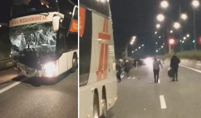 ΦΟΒΕΡΟ ΤΡΟΧΑΙΟ ΜΕ ΕΝΑ 19ΧΡΟΝΟ ΝΕΚΡΟ ΣΕ ΣΥΓΚΡΟΥΣΗ ΛΕΩΦΟΡΕΙΟΥ ΜΕ 2 ΙΧ ΣΤΟΝ ΠΛΑΤΑΜΩΝΑ