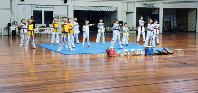 ΤΟ 1ο ΔΗΜΟΤΙΚΟ ΣΧΟΛΕΙΟ ΤΥΡΝΑΒΟΥ «ΜΑΘΑΙΝΕΙ» TAE KWON DO
