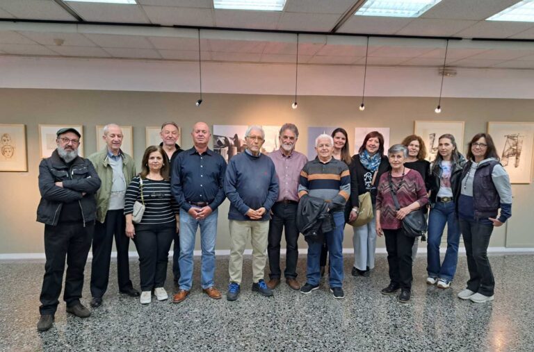 ΕΙΚΑΣΤΙΚΟΙ ΤΗΣ ΛΑΡΙΣΑΣ ΞΕΝΑΓΗΘΗΚΑΝ ΣΤΗΝ ΕΚΘΕΣΗ ΤΟΥ ΦΙΛΟΛΑΟΥ ΤΛΟΥΠΑ