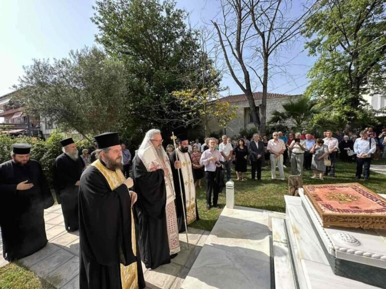 ΧΘΕΣ ΤΕΛΕΣΤΗΚΕ ΜΝΗΜΟΣΥΝΟ ΓΙΑ ΤΟΝ ΜΑΚΑΡΙΣΤΟ ΜΗΤΡΟΠΟΛΙΤΗ ΛΑΡΙΣΑΣ – ΤΥΡΝΑΒΟΥ ΙΓΝΑΤΙΟ