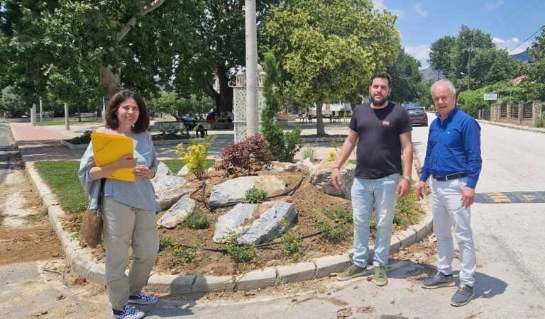 Ο ΔΗΜΟΣ ΤΕΜΠΩΝ ΔΙΑΜΟΡΦΩΝΕΙ ΤΗΝ ΠΛΑΤΕΙΑ ΣΤΟ ΠΟΥΡΝΑΡΙ