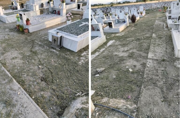 ΑΠΑΡΑΔΕΚΤΗ ΕΓΚΑΤΑΛΕΙΨΗ ΣΤΟ ΝΕΚΡΟΤΑΦΕΙΟ ΤΟΥ ΑΓΙΟΥ ΚΩΝΣΤΑΝΤΙΝΟΥ ΣΤΟΝ ΑΜΠΕΛΩΝΑ