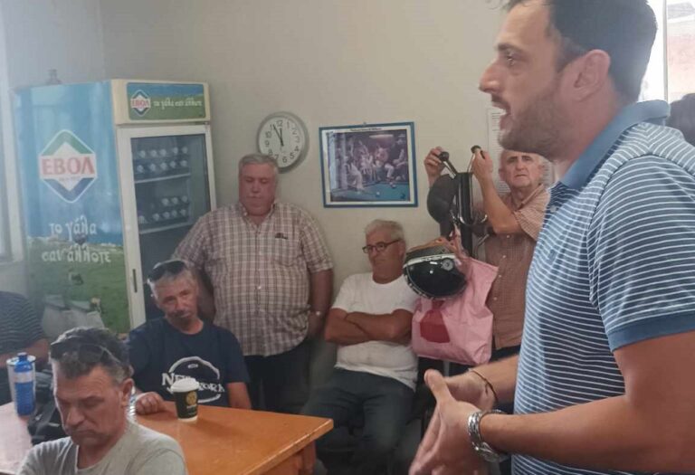 ΕΠΙΣΚΕΨΗ ΤΗΣ ΛΑΪΚΗΣ ΣΥΣΠΕΙΡΩΣΗΣ ΔΗΜΟΥ ΤΥΡΝΑΒΟΥ ΣΤΟ ΑΜΑΞΟΣΤΑΣΙΟ ΤΟΥ ΔΗΜΟΥ