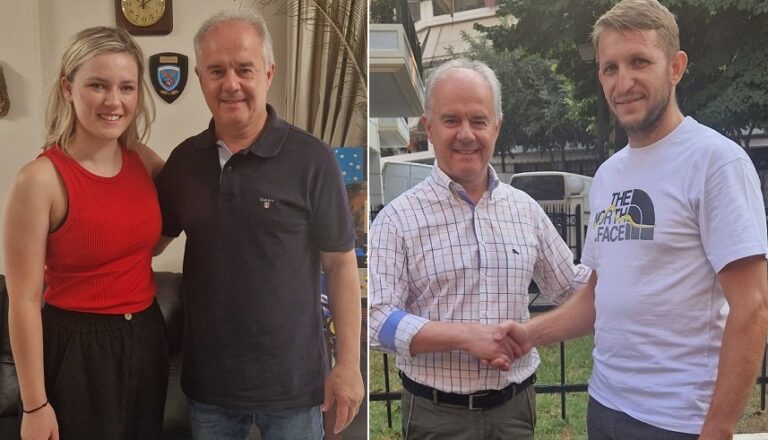 ΑΣ. ΓΕΩΡΓΟΠΟΥΛΟΥ ΚΑΙ ΔΗΜ. ΒΑΡΣΑΜΗΣ ΜΕ ΤΟΝ Γ. ΜΑΝΩΛΗ ΣΤΟ ΔΗΜΟ ΤΕΜΠΩΝ