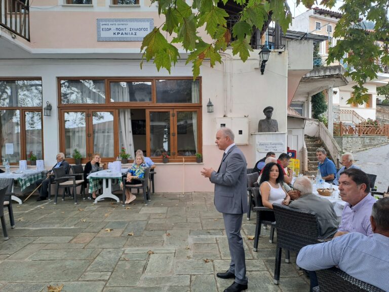 ΣΕ ΚΡΑΝΙΑ ΚΑΙ ΧΕΙΜΑΔΙ ΜΙΛΗΣΕ Ο Γ. ΜΑΝΩΛΗΣ