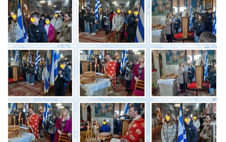 ΤΑ ΣΧΟΛΕΙΑ ΤΟΥ ΑΜΠΕΛΩΝΑ ΤΙΜΗΣΑΝ  ΤΟΥΣ ΤΡΕΙΣ ΙΕΡΑΡΧΕΣ