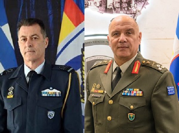 Ο ΑΝΤΙΣΤΡΑΤΗΓΟΣ ΔΗΜΟΚΡΙΤΟΣ ΚΩΝΣΤΑΝΤΑΚΟΣ ΔΙΟΙΚΗΤΗΣ 1ης ΣΤΡΑΤΙΑΣ – Ο ΑΝΤΙΠΤΕΡΑΡΧΟΣ ΠΑΝΑΓΙΩΤΗΣ ΓΕΩΡΓΑΚΟΠΟΥΛΟΣ ΑΡΧΗΓΟΣ ΑΤΑ