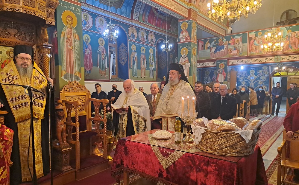 ΣΤΙΣ ΘΡΗΣΚΕΥΤΙΚΕΣ ΕΚΔΗΛΩΣΕΙΣ ΓΙΑ ΤΗΝ ΠΡΩΤΟΧΡΟΝΙΑ Ο Γ. ΜΑΝΩΛΗΣ