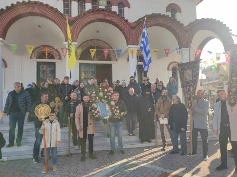 ΓΙΟΡΤΑΣΑΝ ΤΟΝ ΑΓΙΟ ΓΕΔΕΩΝ ΟΙ Γ.Ο.Χ. ΣΤΟΝ ΤΥΡΝΑΒΟ